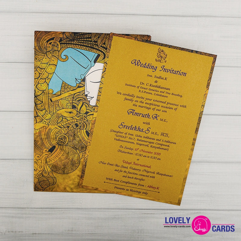 Personalized Wedding Invite-088 — view 2