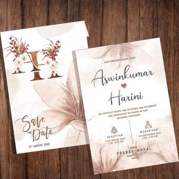 Personalized Wedding Invite-026 — view 2