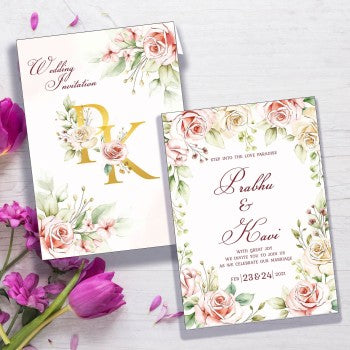Personalized Wedding Invite-027 — view 2