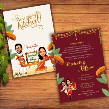 Personalized Wedding Invite-031 — view 2