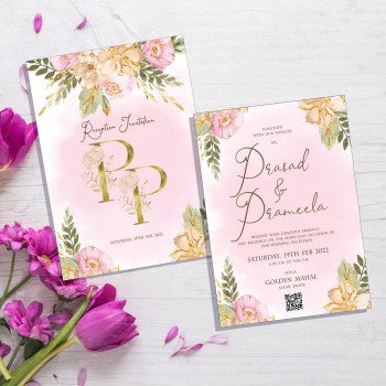 Personalized Wedding Invite-033 — view 2