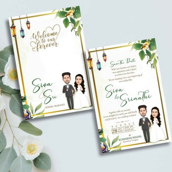Personalized Wedding Invite-034 — view 2