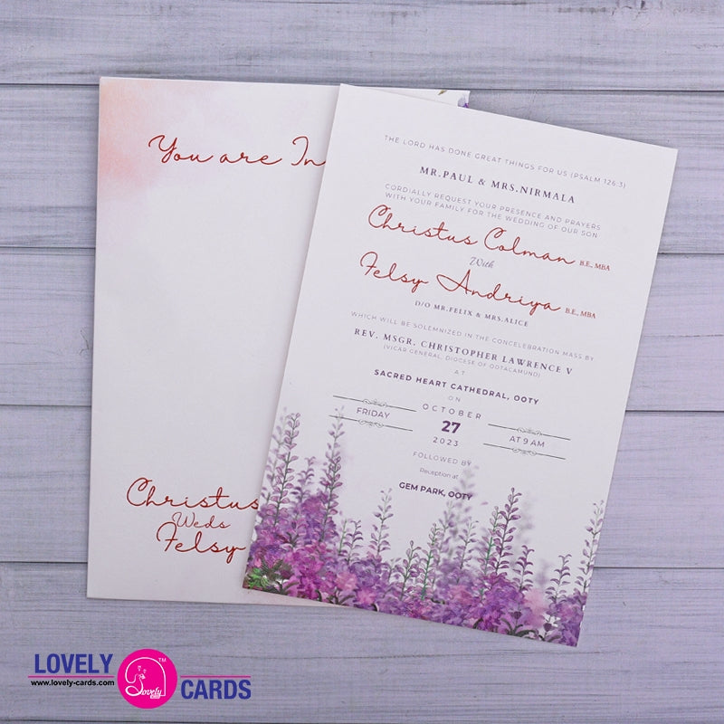 Personalized Wedding Invite-045 — view 2
