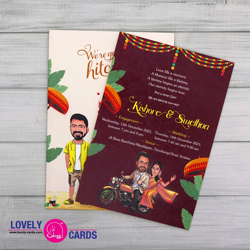 Personalized Wedding Invite-049 — view 2