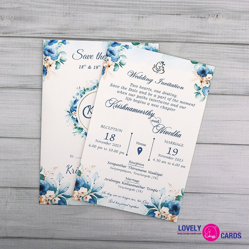 Personalized Wedding Invite-053 — view 2