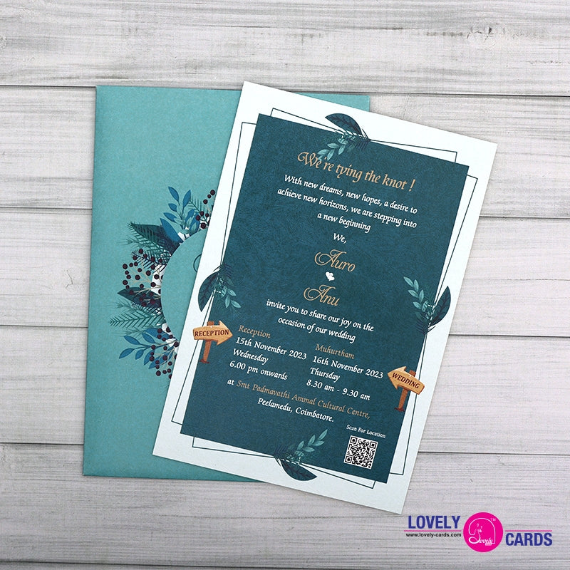 Personalized Wedding Invite-055 — view 2