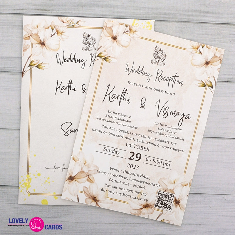 Personalized Wedding Invite-057 — view 2