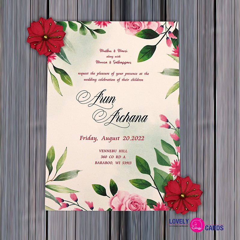 Personalized Wedding Invite-235 — view 4