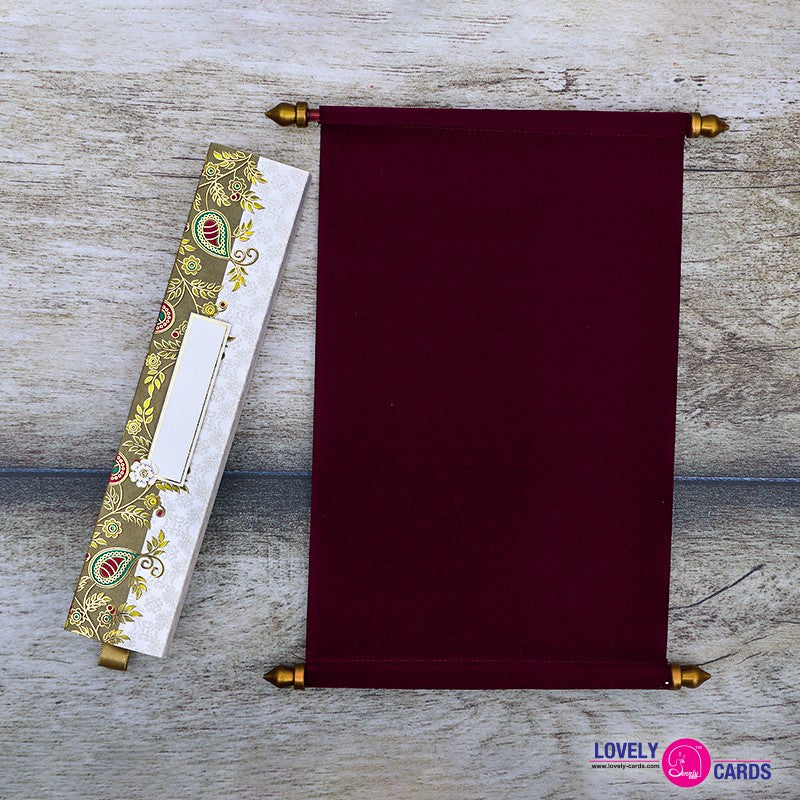 SCROLL-MC03 MAROON