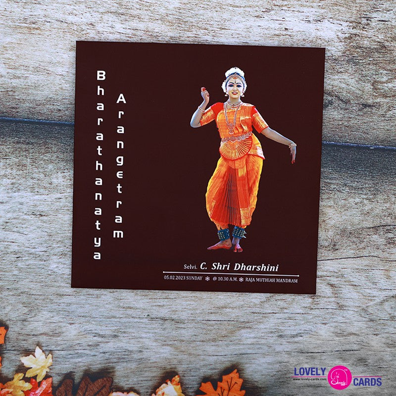 Personalized Arangetram Invite-001 — view 2