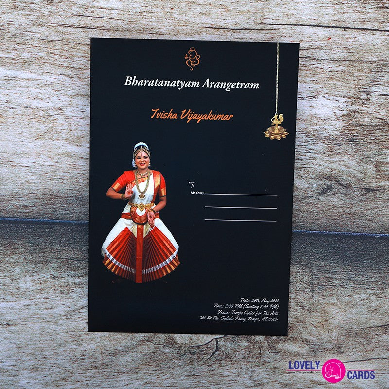 Personalized Arangetram Invite-002 — view 2